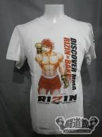 RIZIN.10×範馬刃牙 コラボTシャツ①(ホワイト)