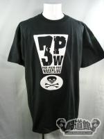 3PW WRESTLING ロゴ Tシャツ①(ブラック)